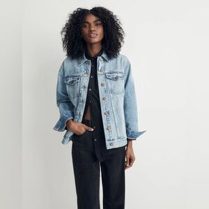 Madewell Oversized Trucker Jean Jacket